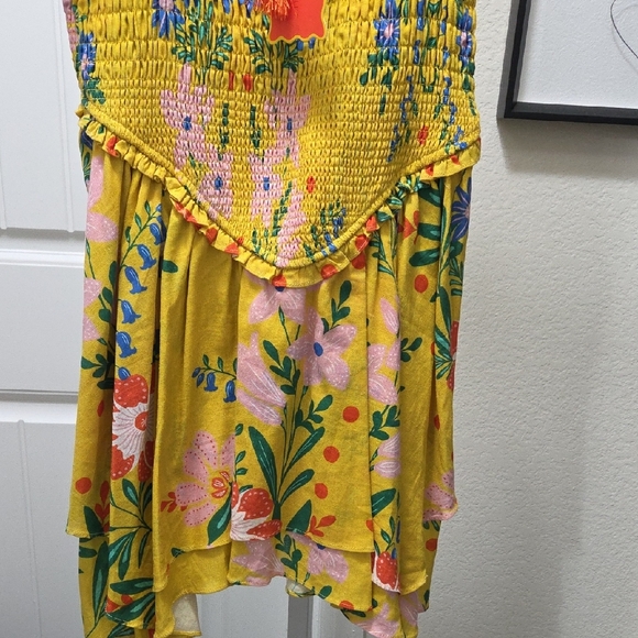 Floral Yellow Dress - Picture 5 of 5